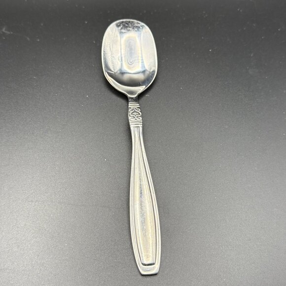Oneida Vista Stainless Steel Set Of 1 Sugar Spoon 1 Butter Knife VTG Flatware - Picture 1 of 7